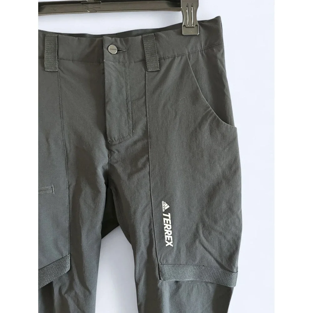 Adidas Terrex Pants Mens L (30x32)  Black Zupahike Utility Cargo Hiking Stretch